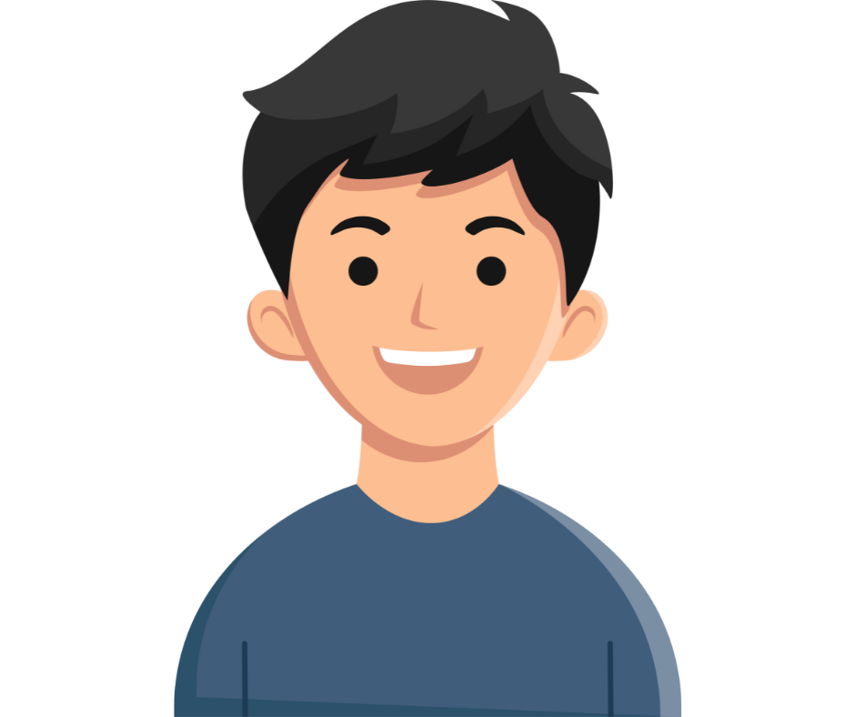 Sticker image of a male