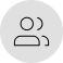 users icon – for contacting the SAM enrichment center