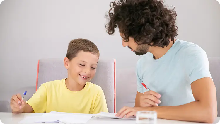 Personalized English learning plan document – illustrating SAM's individualized approach to literacy coaching